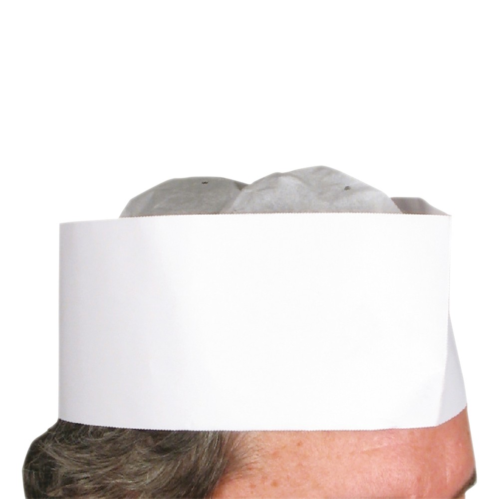 Disposable Chef Hats, 3", 100pcs/box (10 Box)