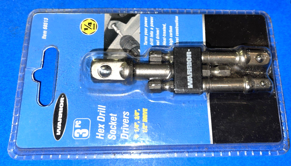 STANLEY TOOLS AIR TOOL 1/4 SHANK HEX BIT DRIVER AND MULTI DRIVE SOCKET BITS