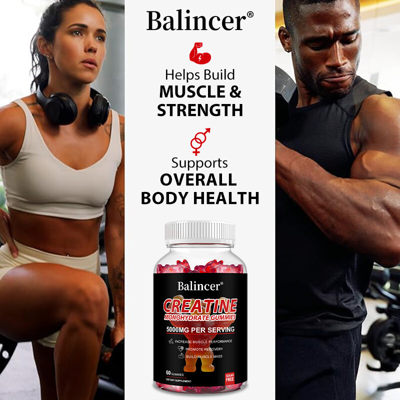 Creatine Monohydrate Gummies - Increase Strength and Build Muscle