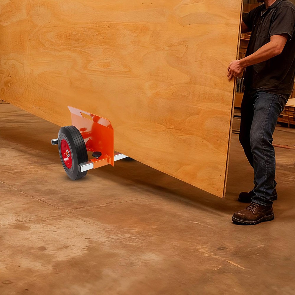 Heavy Duty Panel Cart, Drywall Sheet Mover with 10" Solid Wheels, Panel Cart
