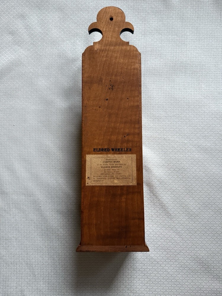 Eldred Wheeler Tiger Maple Pipe Box Vintage