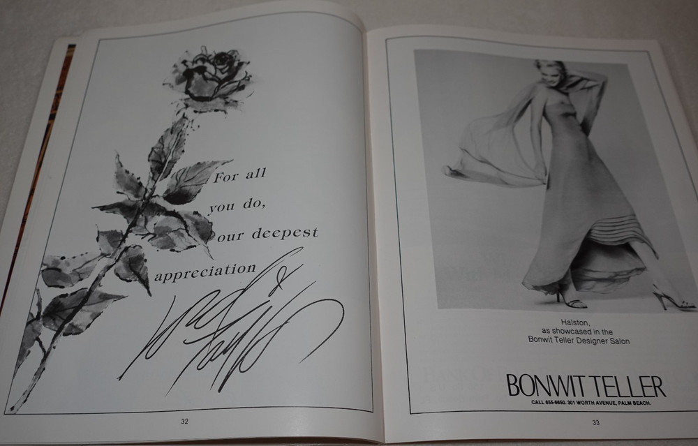 1980 International Red Cross Ball Benefit Breakers Hotel Palm Beach Program