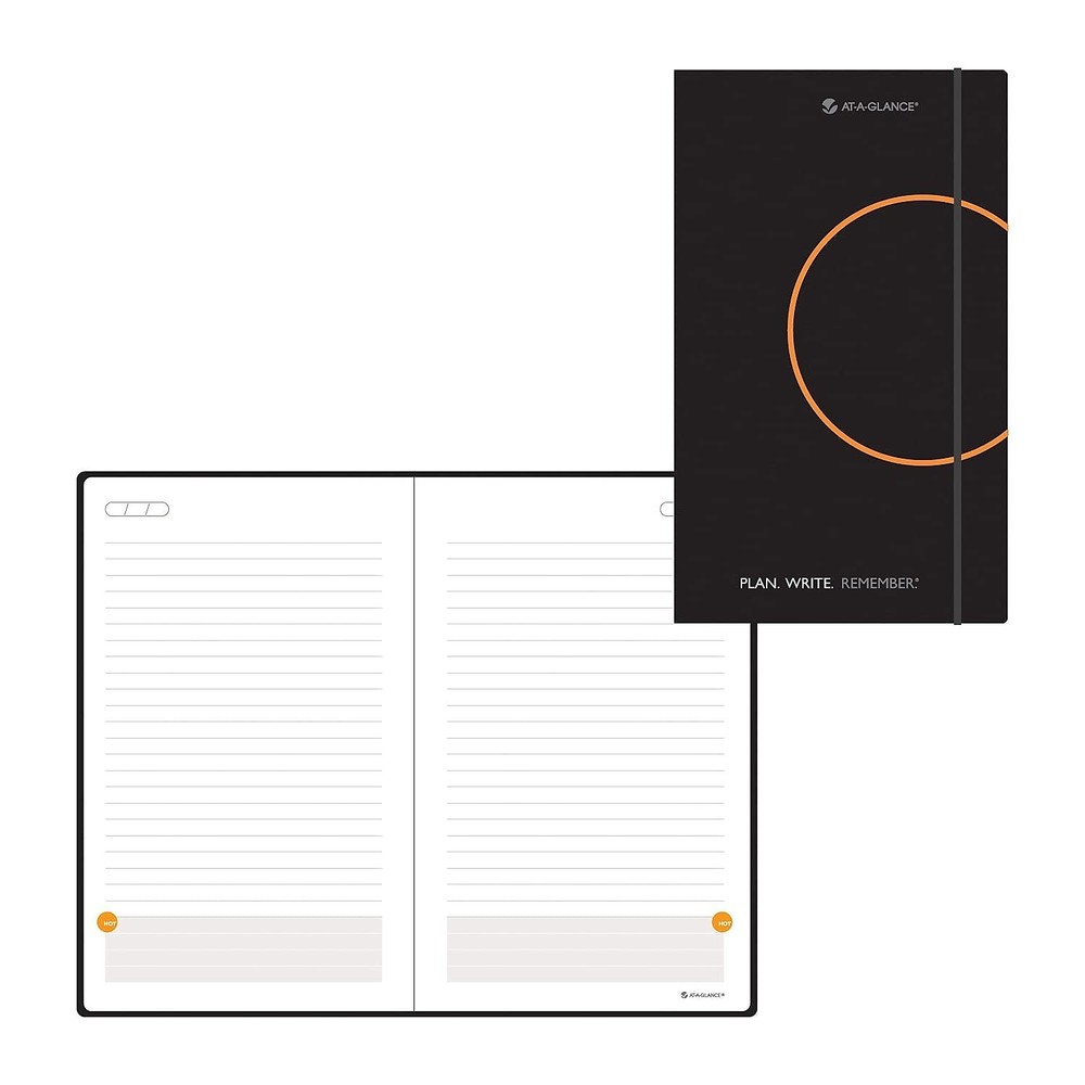 AT-A-GLANCE Plan.Write.Remember. Perfect Bound Planning Notebook, Lined with ...