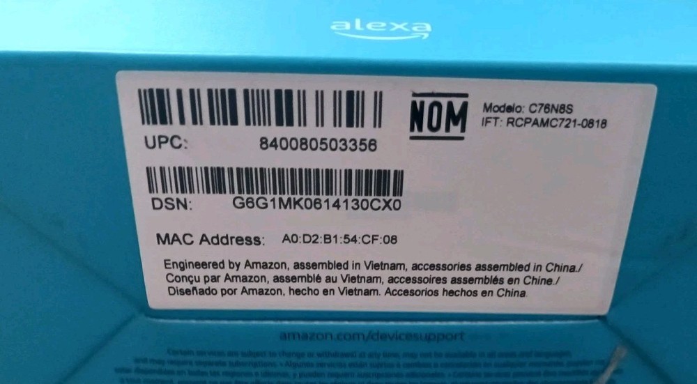 Amazon Echo Show 5 - Black – Open Box – New/Unused