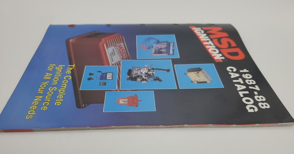 Vintage MSD IGNITION PRODUCTS 1987-88 Catalog