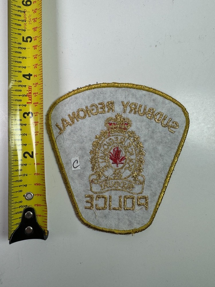 Sudbury Regional Police Canada Patch BB4C
