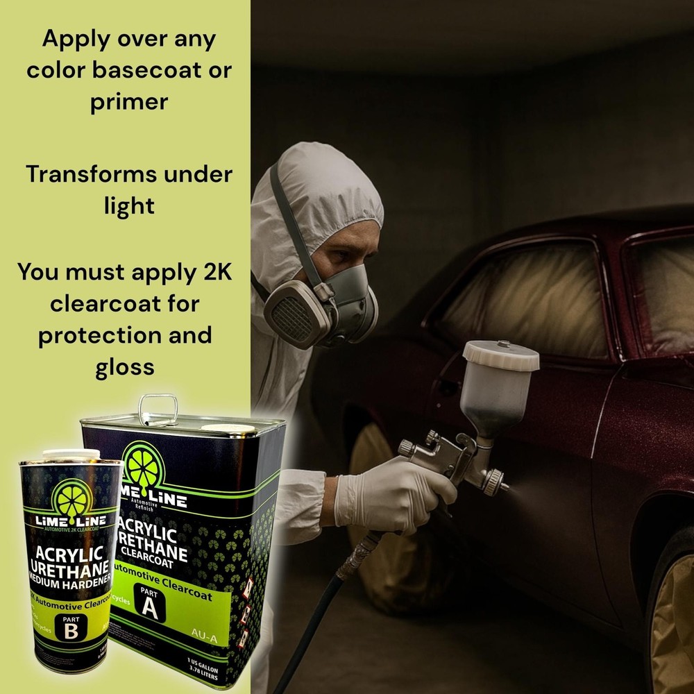 LiME LiNE Midnight Blue Shadow Line Basecoat - Metallic Paint - 1 Quart