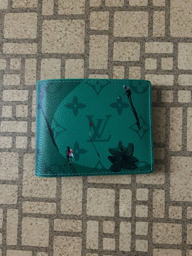 Louis Vuitton Golf Green Bifold Wallet