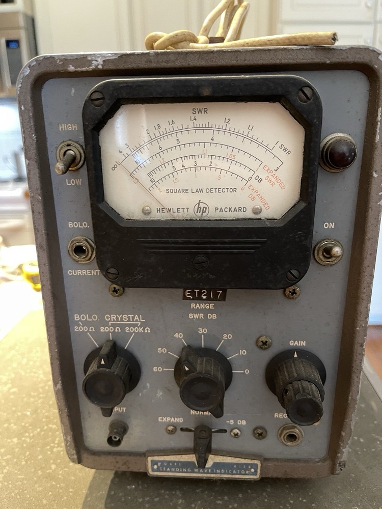Vintage Hewlett Packard HP 415B Standing Wave Indicator UNTESTED
