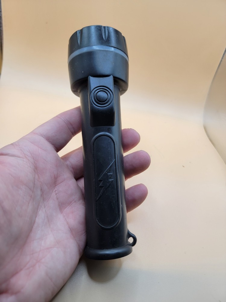 Black Flashlight Hiking Camping Outdoors