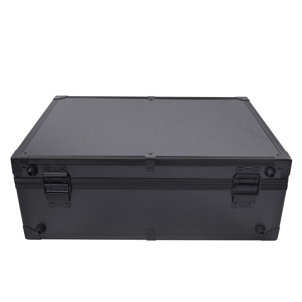 Large Makeup Train Case with LED Light & Mirror - Portable Organizer
