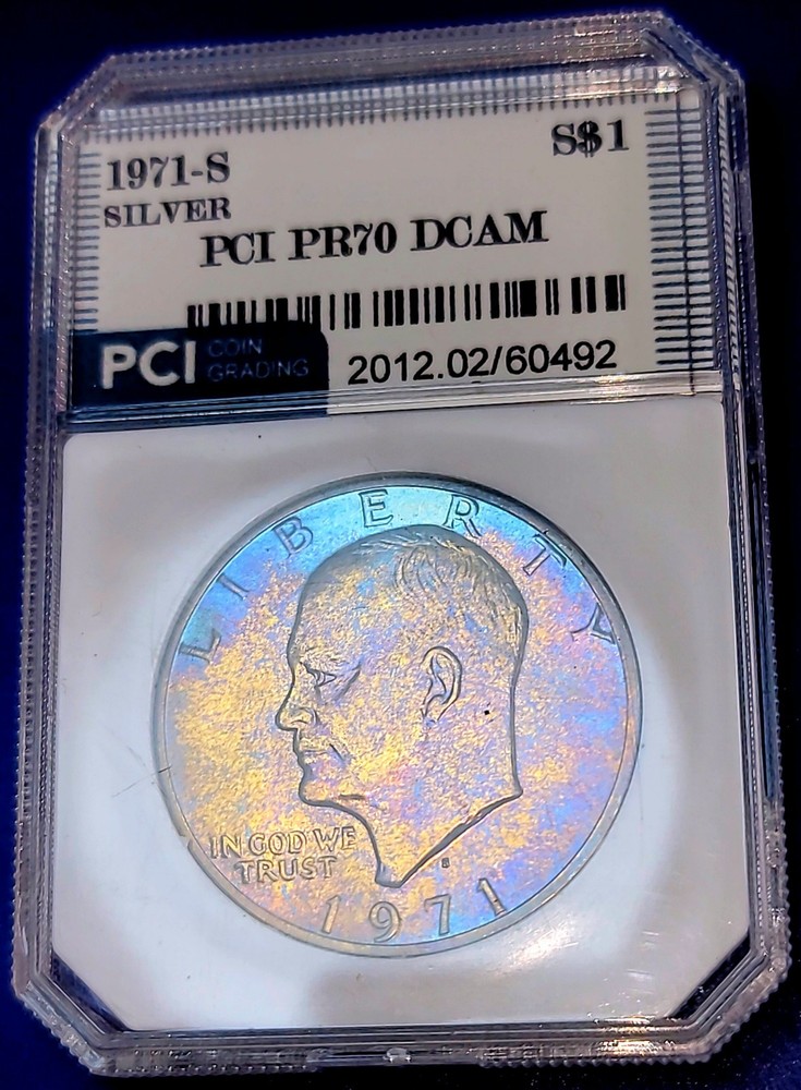 1971-S PROOF Eisenhower Dollar PR70 DCAM