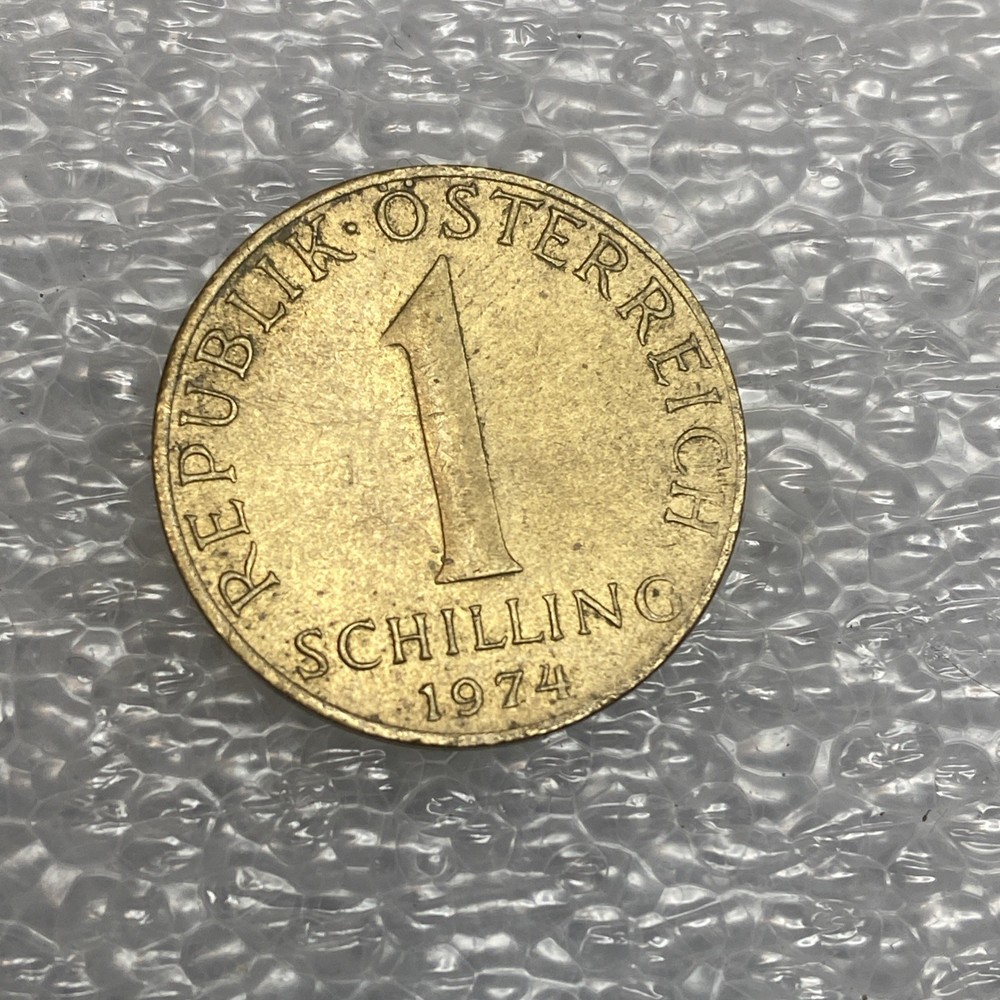 💚 AUSTRIA COIN 1 SCHILLING 1974