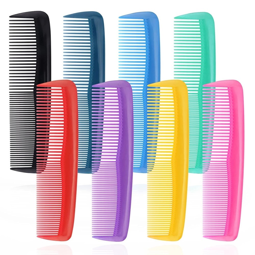 50 Pack Combs, Individually Wrapped, Pocket Combs in Bulk, Bulk Combs for Hom...