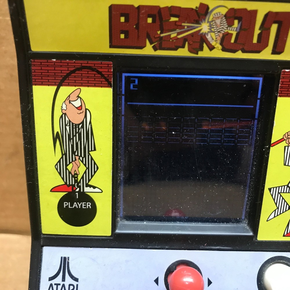 Vintage 1976 Atari Breakout Handheld Game Tested