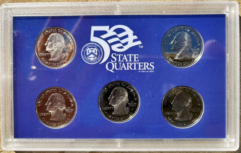 2005 US Mint 50 State Quarter Proof Set