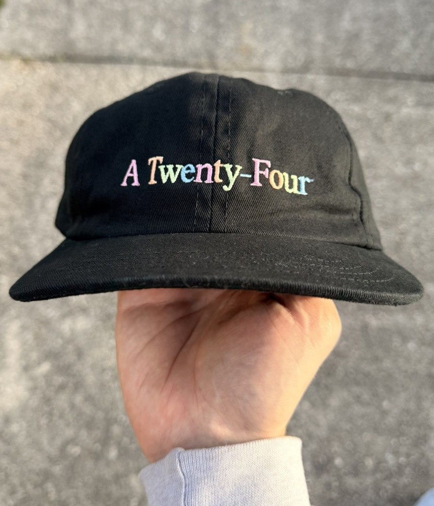A24 Hat - 'A Twenty-Four' Black Adjustable Hat