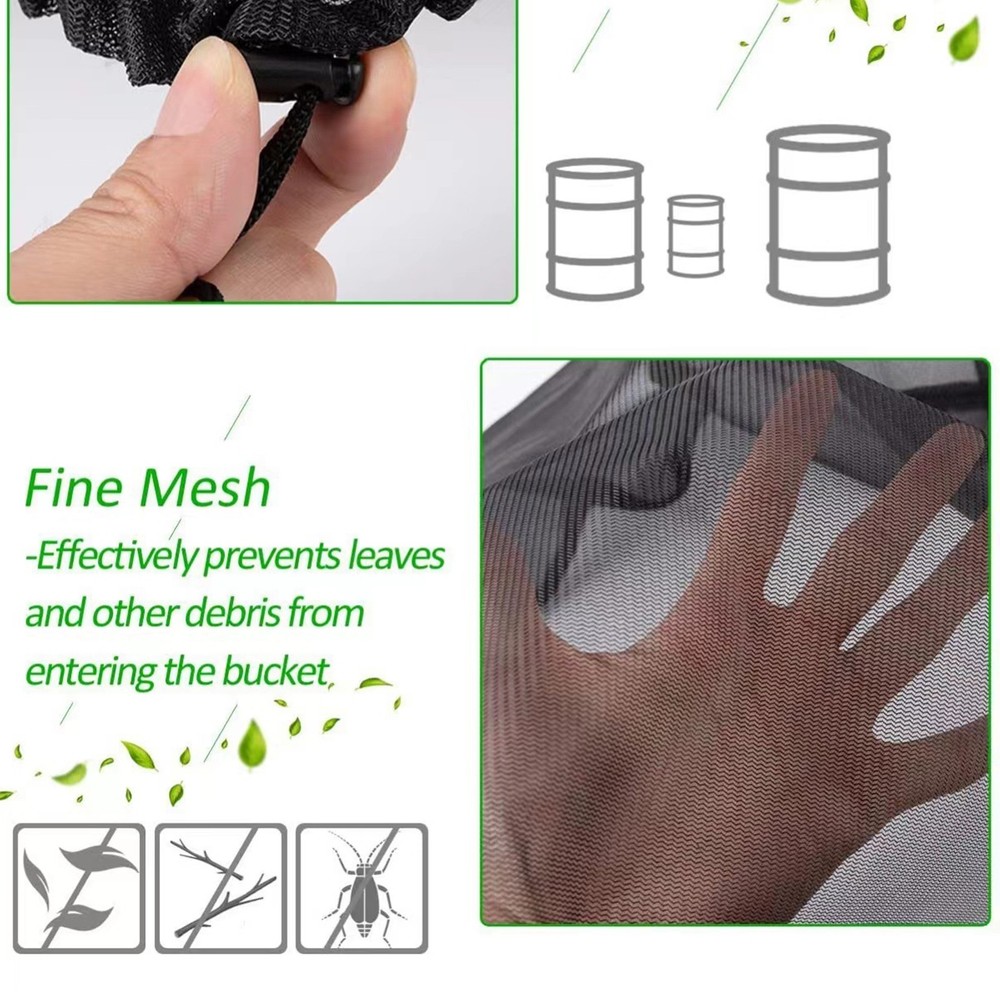 4Pcs Tank Protector Screen Durable Mesh Cover Practical Rain Barrel Netting New