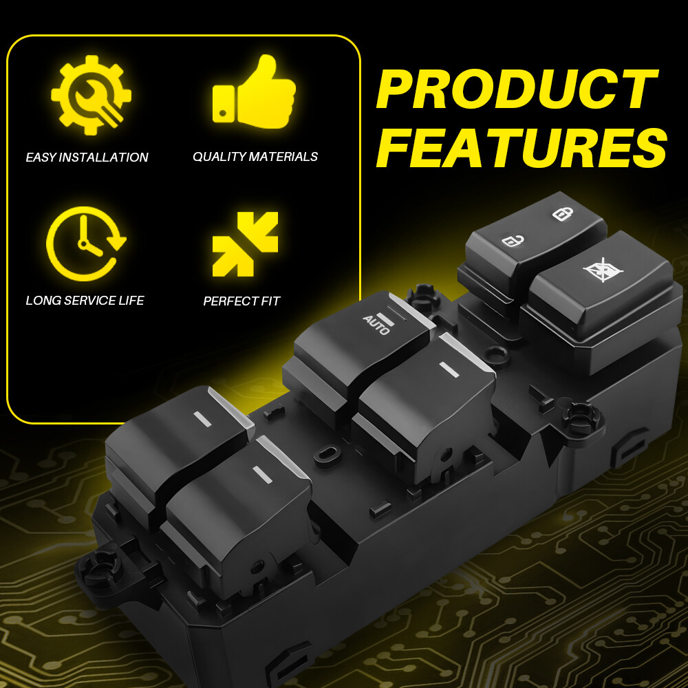 Master Power Window Control Switch Left Driver Side For 2016-2018 Hyundai Tucson