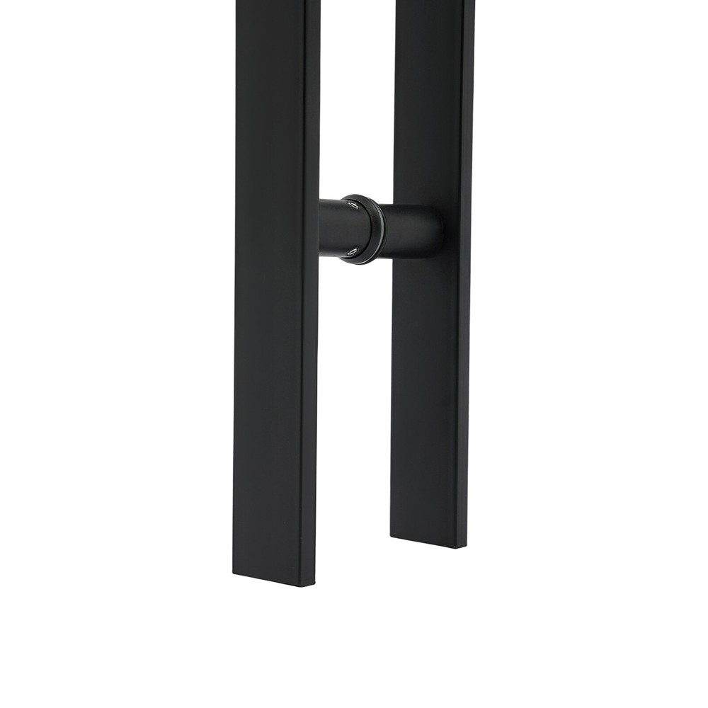 Stylish Black Stainless Steel Push Pull Door Handle for Easy Access