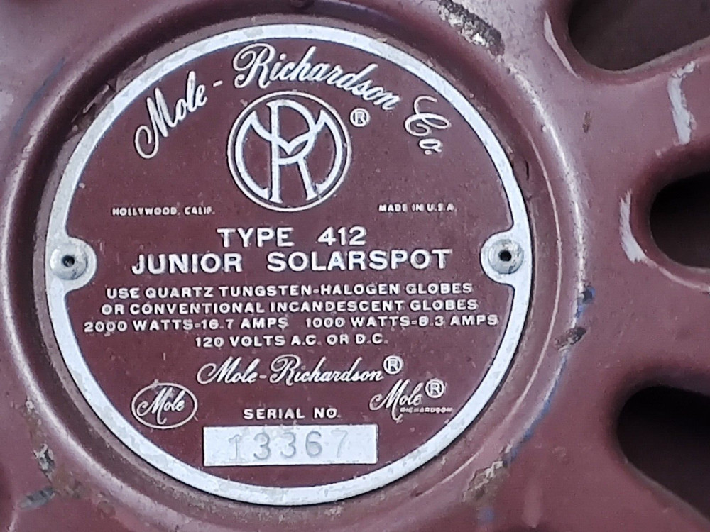 mole richardson Type 412 Junior Solar Spot
