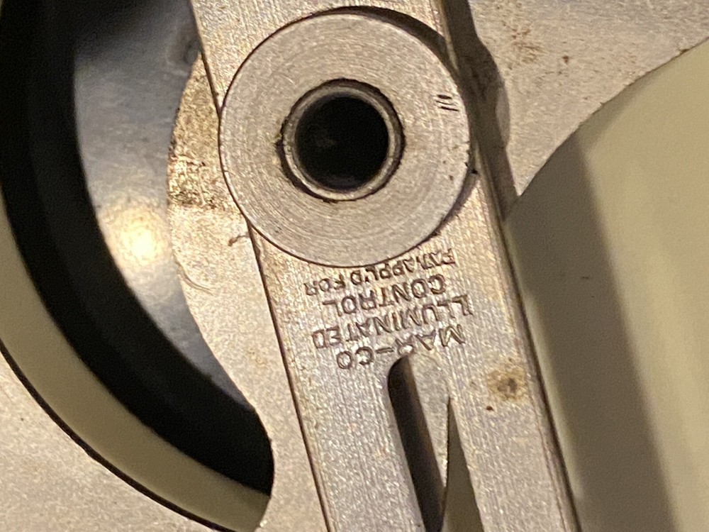 VINTAGE UNKNOWN CONTROL PANEL - RADIO? MODEL TRAIN? MAR-CO ILLUMINATED CONTROL