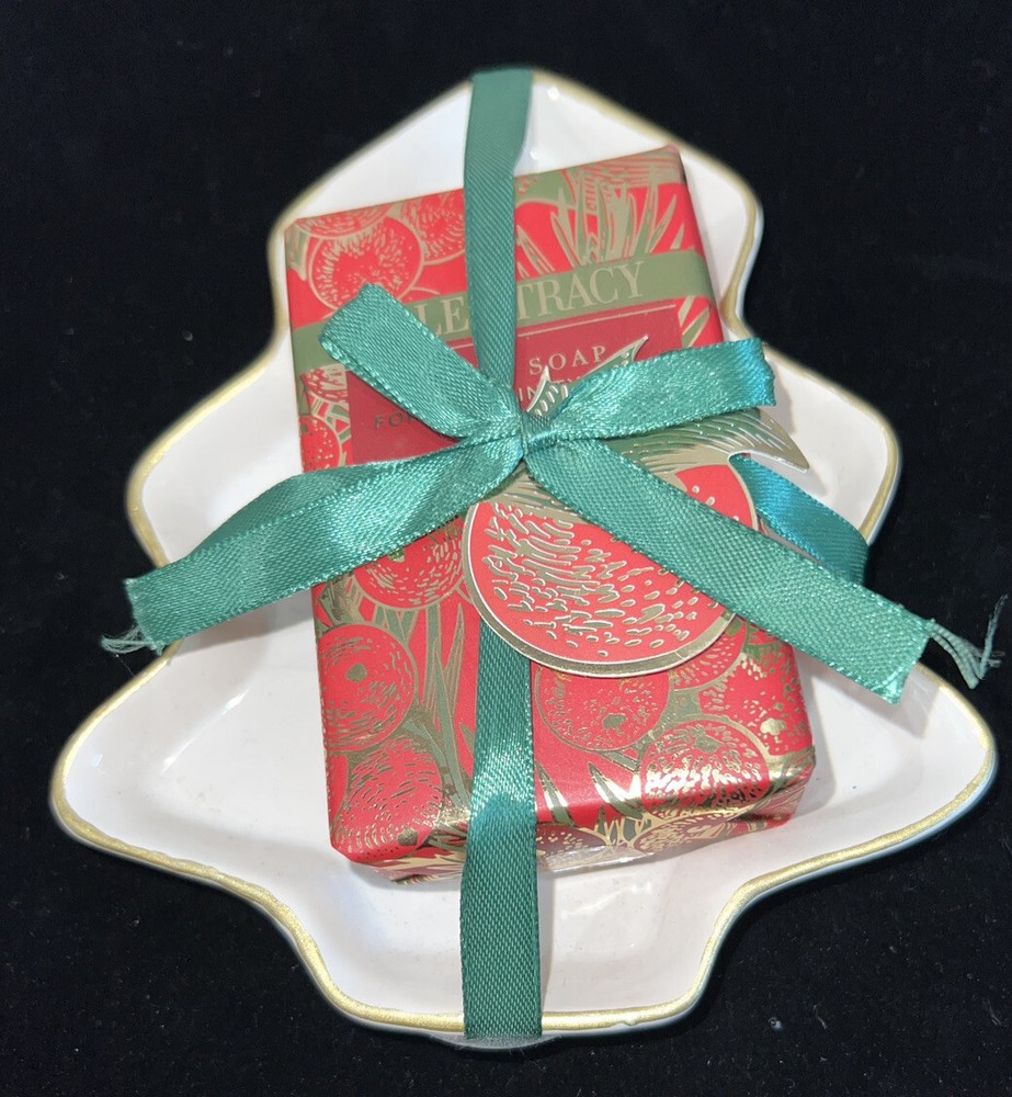 Ellen Tracy Soap Dish & Soap Christmas Tree