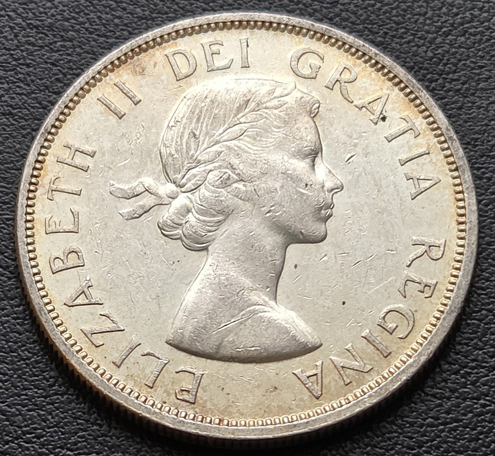 1962 Canada Silver $1 Dollar - 80% Silver - Great Condition