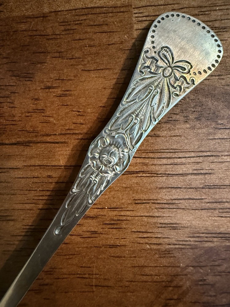 Magnus Aase 830s Norwegian Silver Pierced Handle Fork