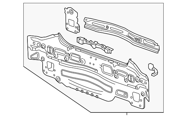 Genuine GM Rear End Panel Assembly 42337967