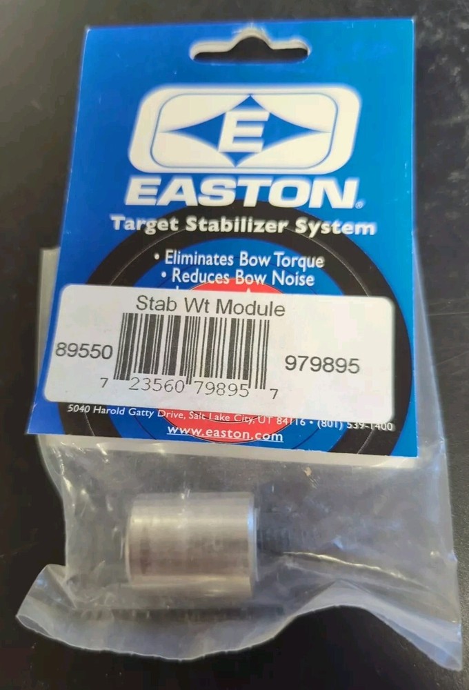 Easton  Archery Target Stabilizer Weight Module 1.5oz Silver