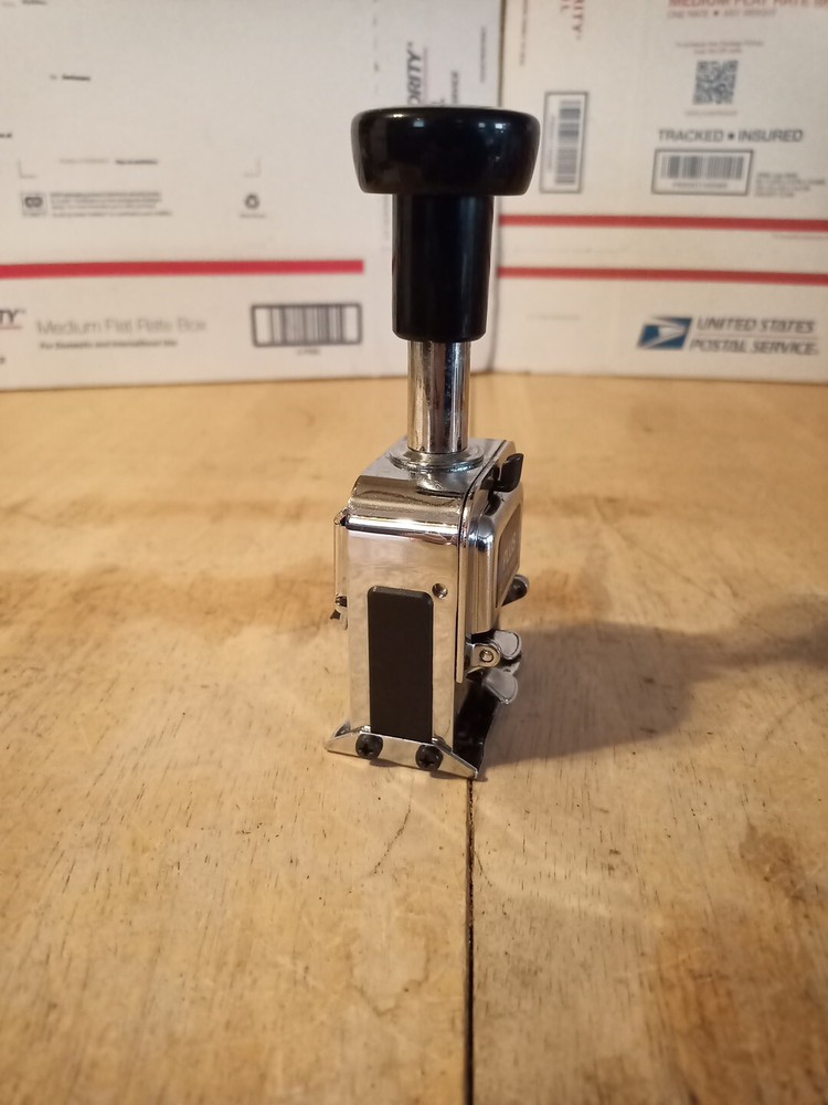 Plus Model A 6-wheel 8 Action Automatic Numbering Machine