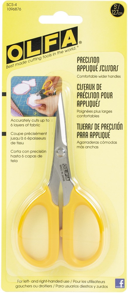 Olfa 1096876  Precision Applique Scissors 5"-