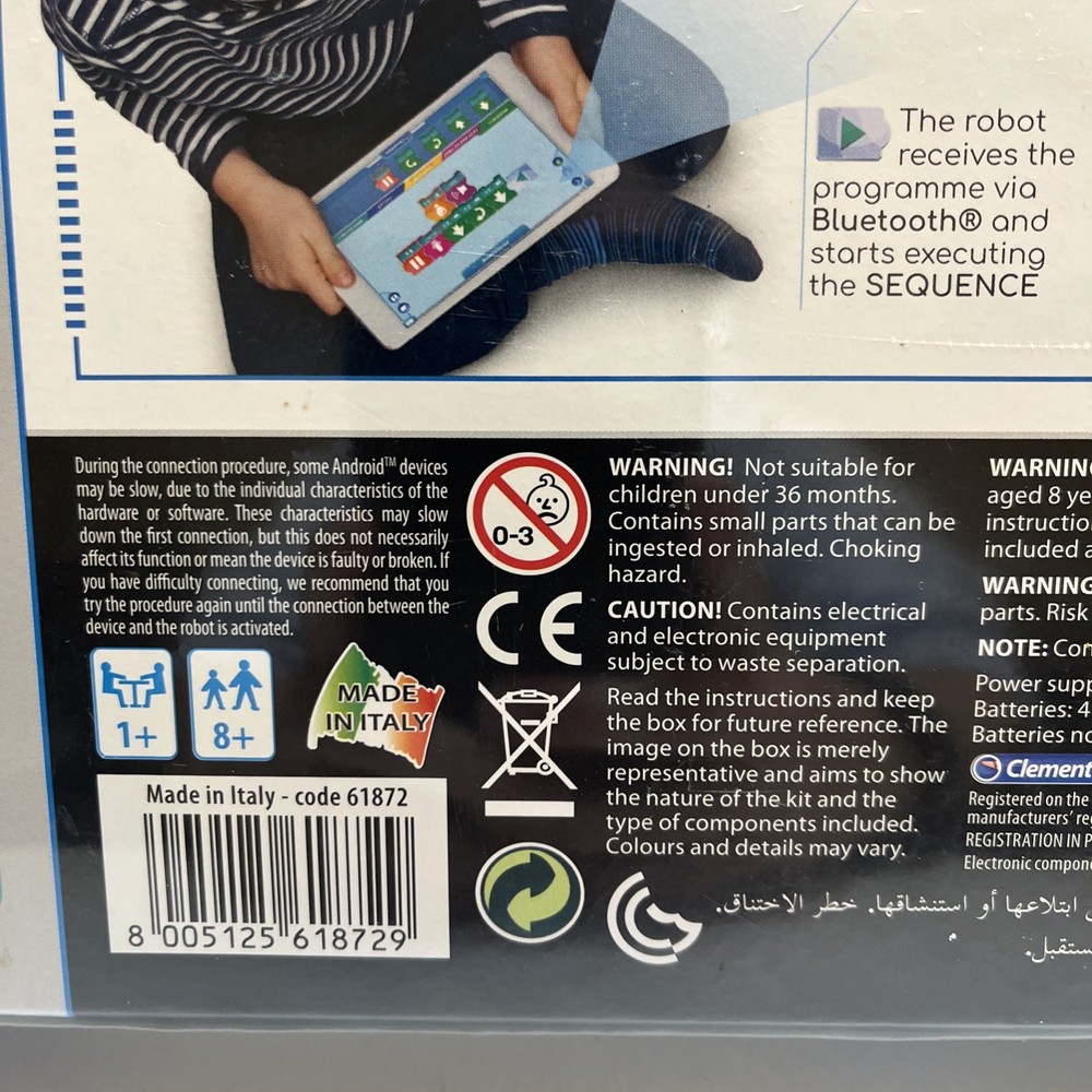 Cyber Talk Robot Programmable Talking Interactive Play Walkie Talkie Bluetooth