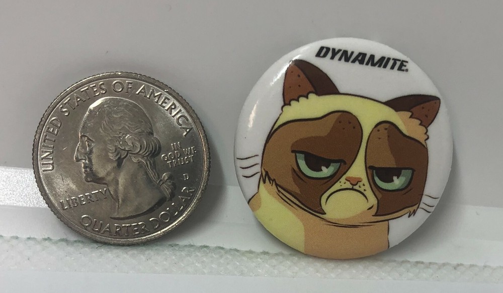 Grumpy Cat Dynamite Promo Pin