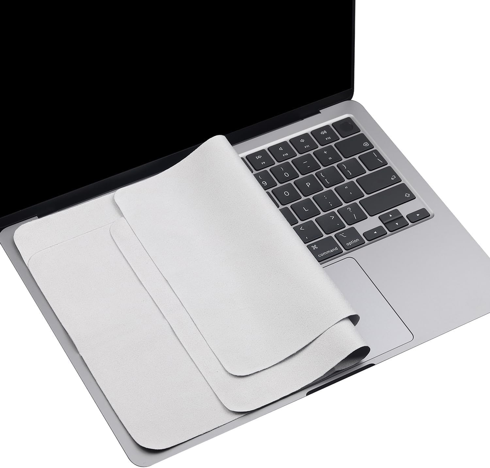 2 Pack Microfiber Liner Cleaning Cloth 13" with Screen Keyboard Imprint Protecti
