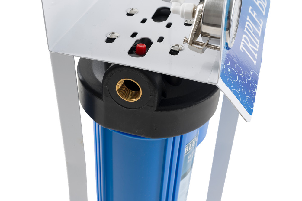 55W UV Well Water Filter System 4.5"x10" w/ Extra Filters BLUONICS