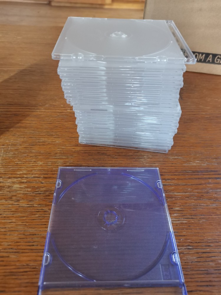 Various DVD/CD Movie cases 10 Pack