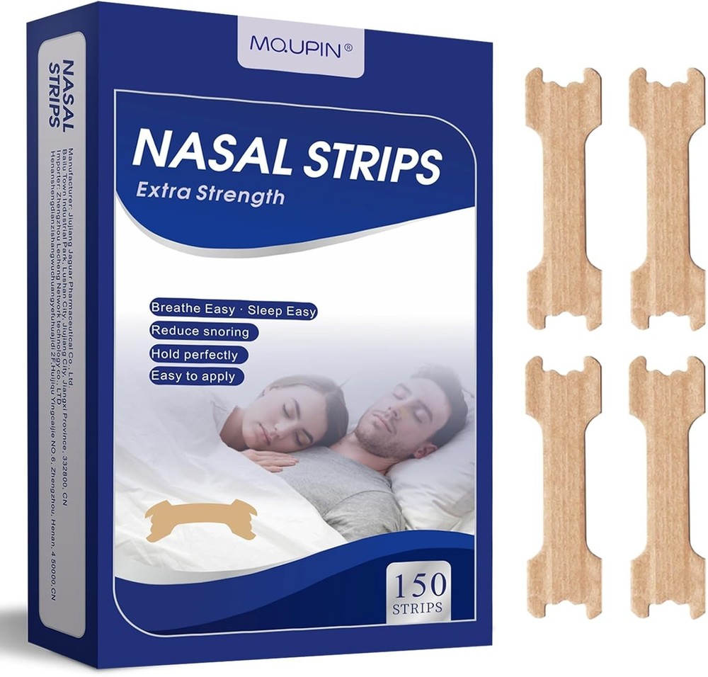 Upgraded 150 Counts Nasal Strips - Safe, Comfortable, Snoring Solution 66mm
