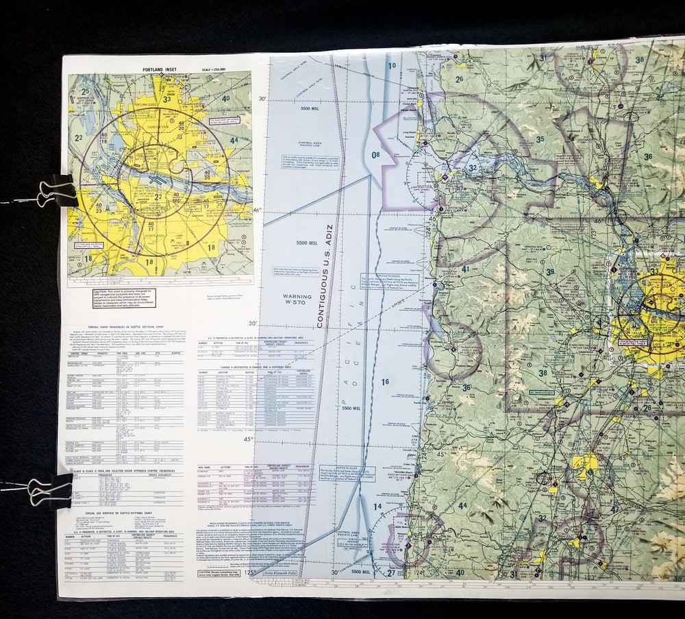 Seattle Sectional Aeronautical Chart 72nd Ed. 2006