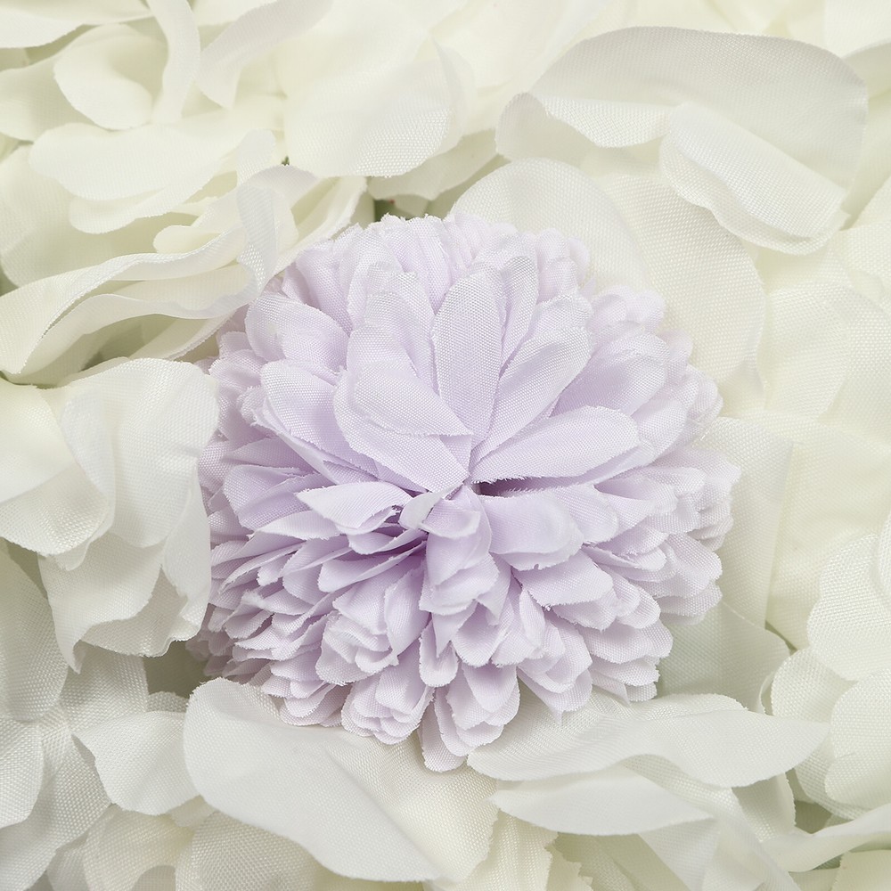 12pcs 3D Flower Wall Panel Artificial Flower Wall Background Silk Rose Wedding