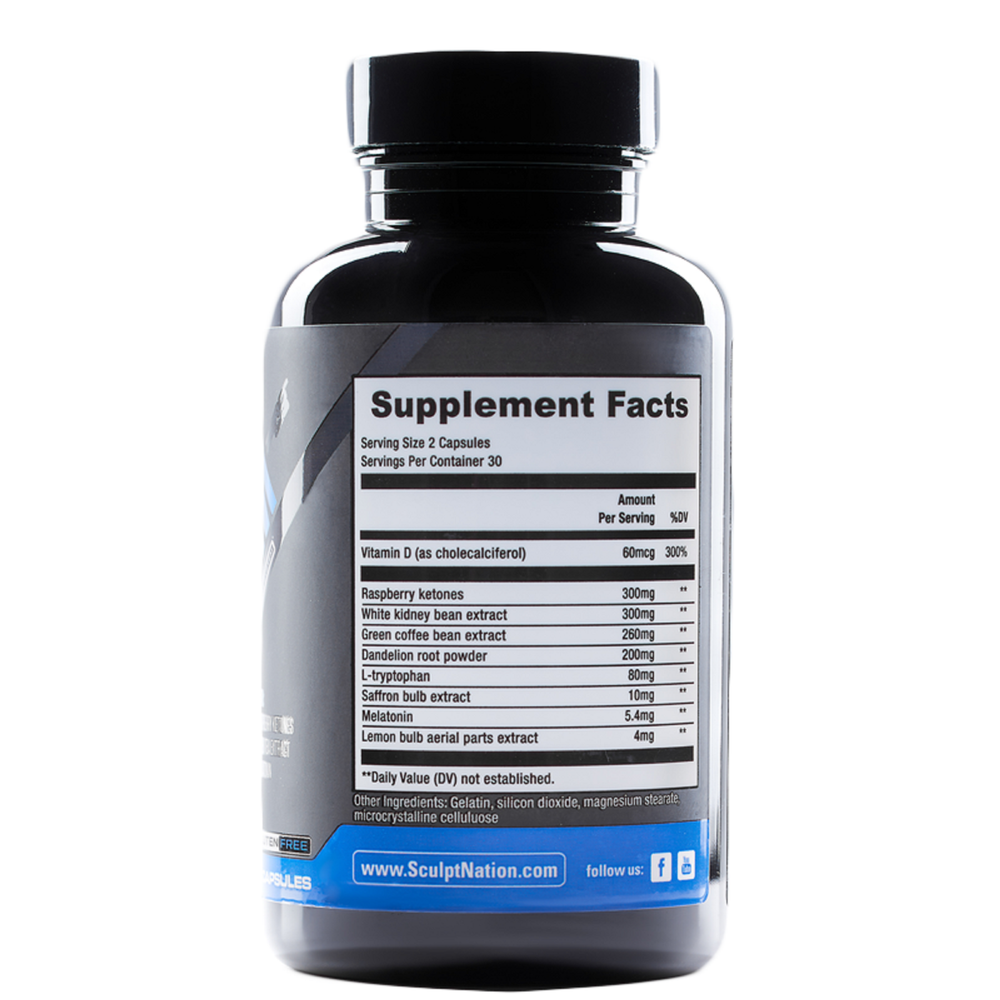 Burn Evolved + Burn Pm + Turmeric Black FAT LOSS STACK Weight Sculptnation Set