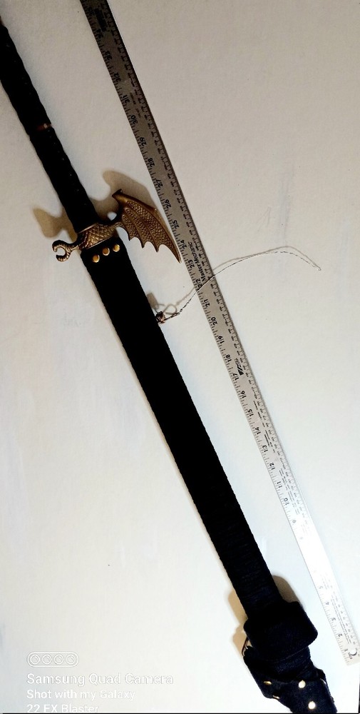 Custom Kirikana Sword 39 " Blade 25.5" - Solid Brass - See Description