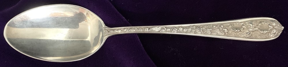 Stieff Sterling Flatware, Corsage, Teaspoon, 5 1/2 inches