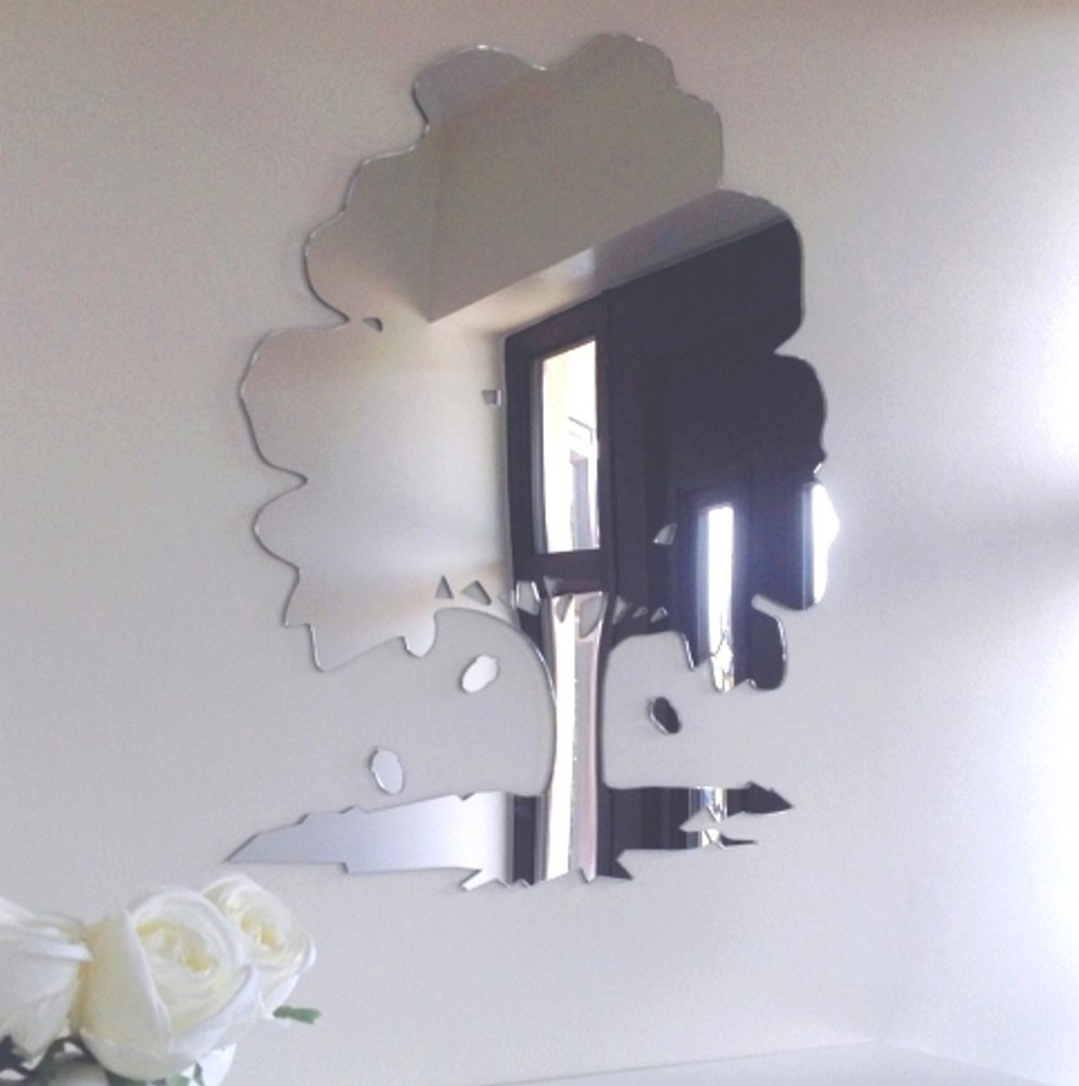 Oak Tree & Acorns Acrylic Mirror (Several Sizes Available)