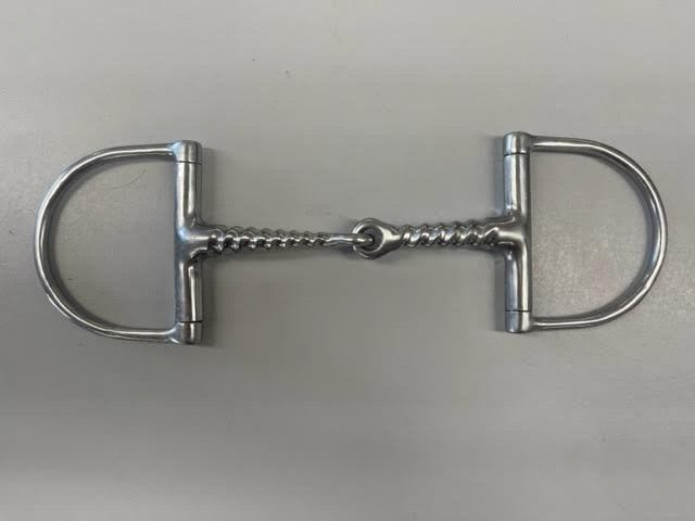 Equestrian Twisted Wire Hunter D-Ring Bit