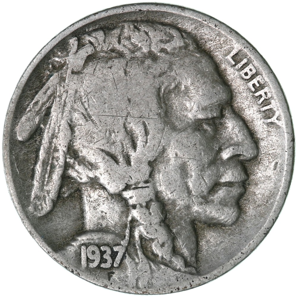 1937 D Buffalo Nickel Fine FN