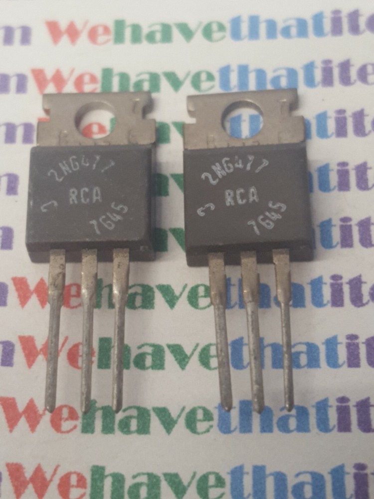 2N6477 / TRANSISTOR / 2 PIECES / (qzty)