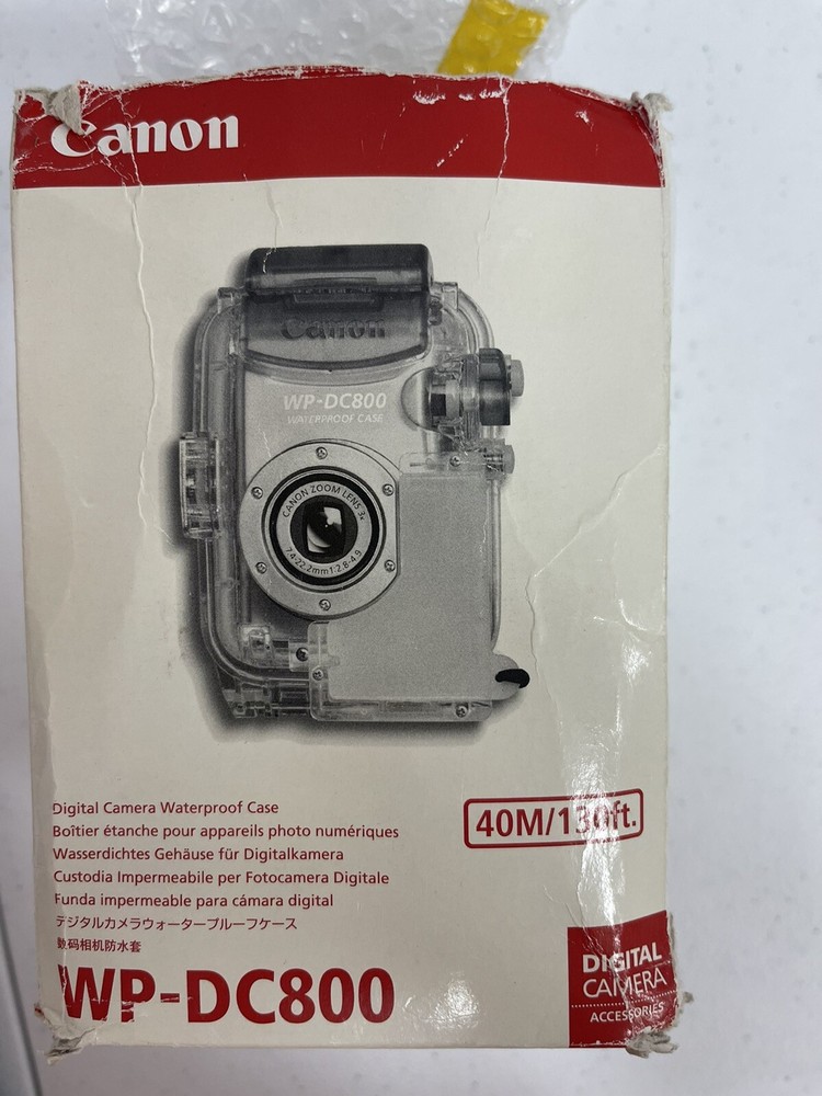 Canon Waterproof Camera Case WP-DC800 With Box
