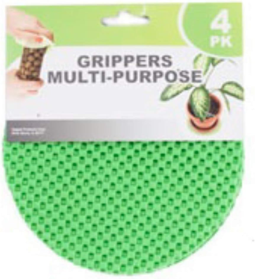 Versatile 4-Piece Round Jar Gripper Pad Set - Opens Lids Effortlessly
